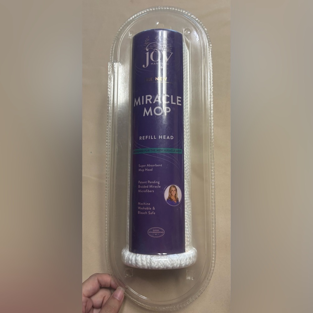 NEW Miracle Mop Refill Replacement Head Joy Mangano Original Packaging READ